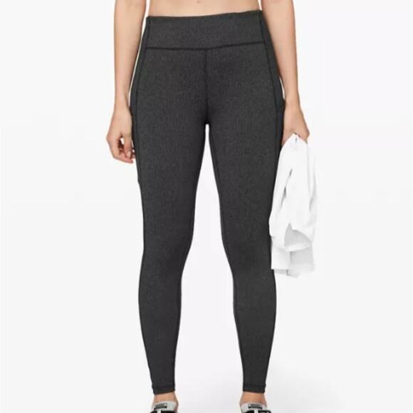 lululemon athletica Pants - Lululemon Athletica Speed Up Tight Charcoal Leggings